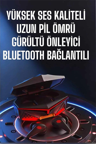 Yeni Nesil Oyuncu Kulaklığı Gürültü Önleyici Uzun Pil Ömrü Bluetooth Bağlantılı