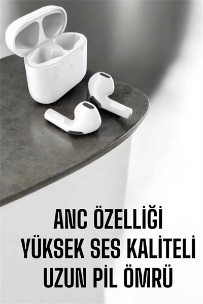 Yeni Nesil Pro Bluetooth Kulaklık Uzun Pil Ömrü Beyaz
