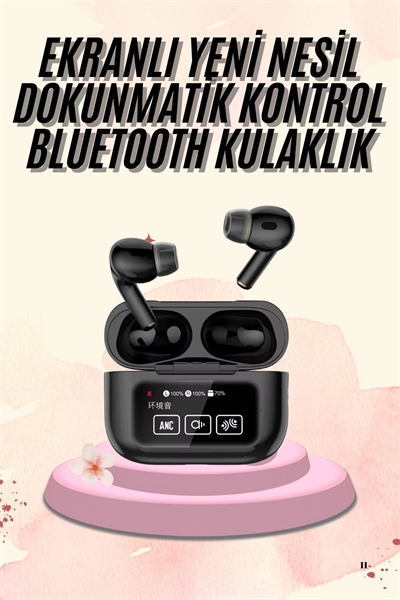 Yeni Nesil Pro Ekranlı Bluetooth Kulaklık 5.0 Bluetooth