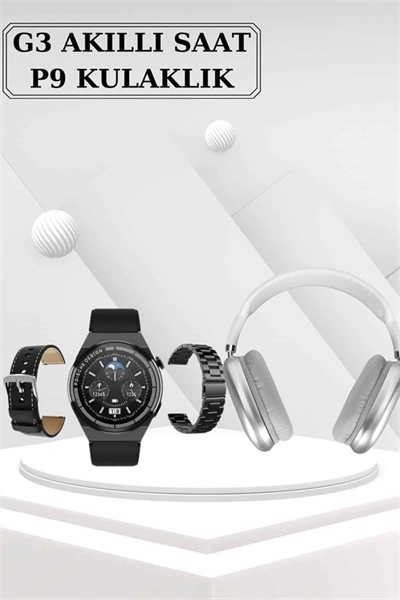 Yeni Nesil Sesli Görüşme Akıllı Saat ve Powerbank Çoklu Şarj Girişli Bluetooth Kulaklık Nabız Ölçer
