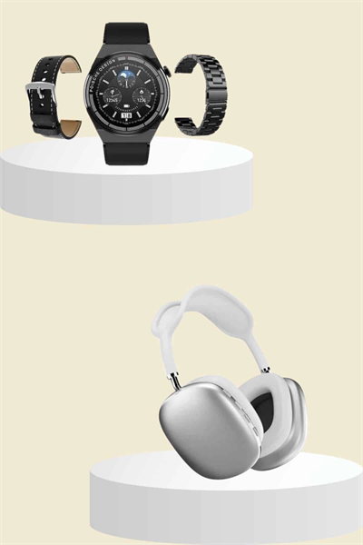 Yeni Nesil Sesli Görüşme Akıllı Saat ve Powerbank Çoklu Şarj Girişli Bluetooth Kulaklık Nabız Ölçer