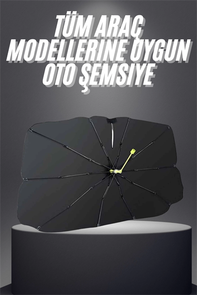 Yeni Nesil Tüm Araç Modellerine Uygun Oto Şemsiye Katlanabilir UV Işınlarına Karşı