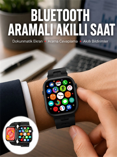 Yeni Seri Akıllı Saat Amoled Ekran Yüksek Çözünürlüklü 41 mm Kasa