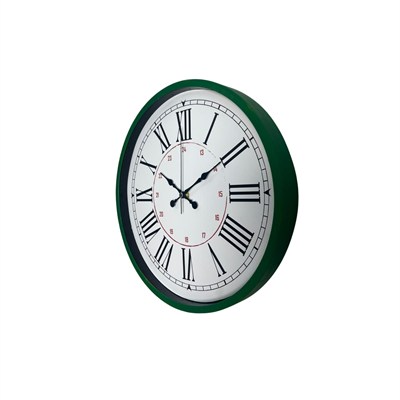 Yeşil 36 Cm Modern Şık Duvar Saati