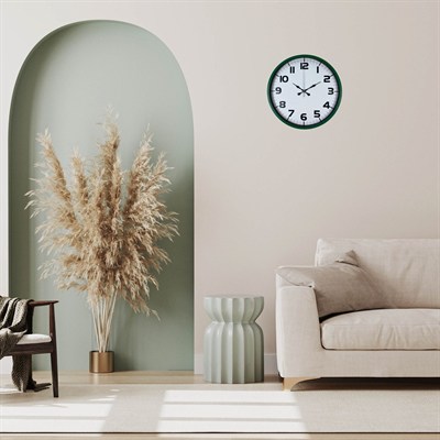 Yeşil 36 Cm Zarif Duuvar Saati