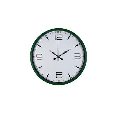 Yeşil Aura 36 Cm Standart Duvar Saati