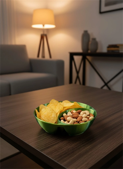 Yeşil Çerezlik Kase Seti 4 Adet 3x12 cm