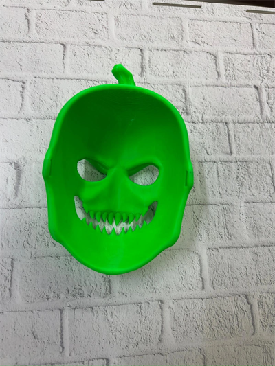 Yeşil Dekoratif Korku Maskesi Duvar Süsü