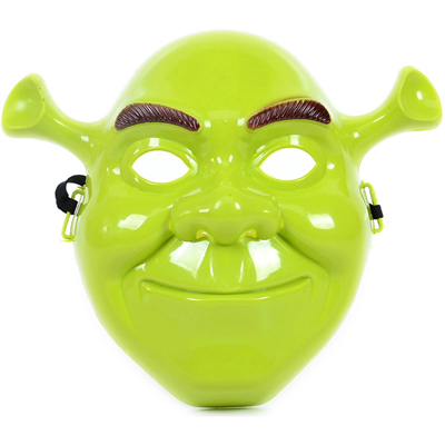 Yeşil Shrek Maskesi 21x25 Cm Bx40