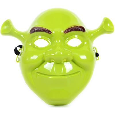 Yeşil Shrek Maskesi 21x25 cm (3936)