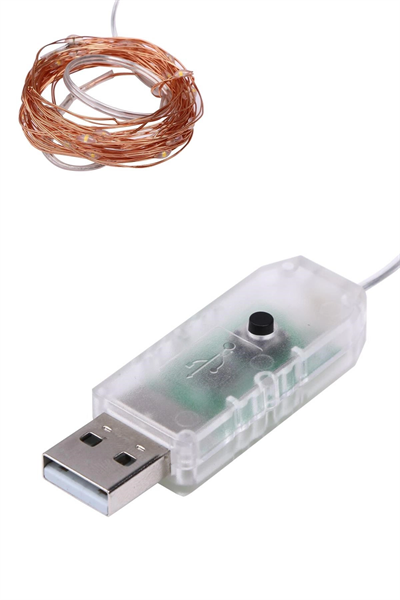 Yılbaşı Ve Özel Konsept Dekorasyon 5 Mt Usb Bağlantılı Led Işık Bx40