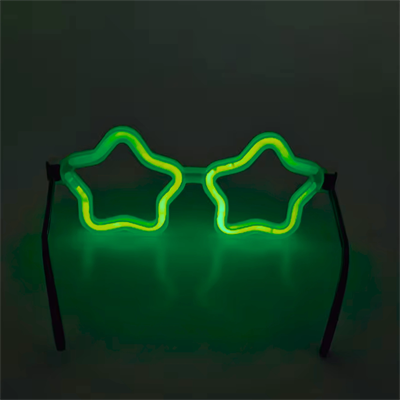Yıldız Glow Gözlük - Yıldız Şekilli Glow Stick Gözlüğü - Glow Partisi Gözlük 12 Adet Bx40