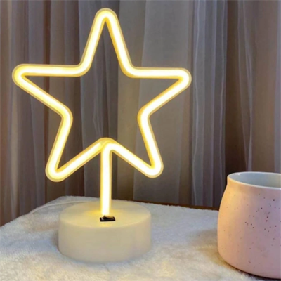 Yıldız Neon LED Lamba