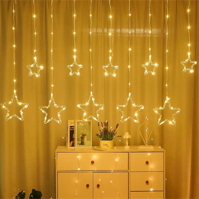 Yıldız Perde Led 10 Saçaklı