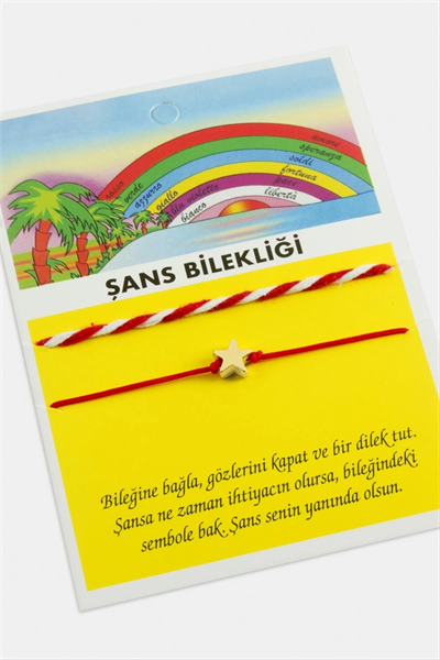 Yıldız Şans İp Bileklik