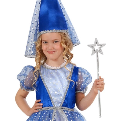 Yıldız Şekilli Peri Asası Gümüş Renk