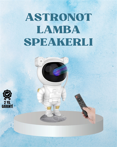 Yıldız ve Ay Efektli Uzaktan Kumandalı Projeksiyon Lamba