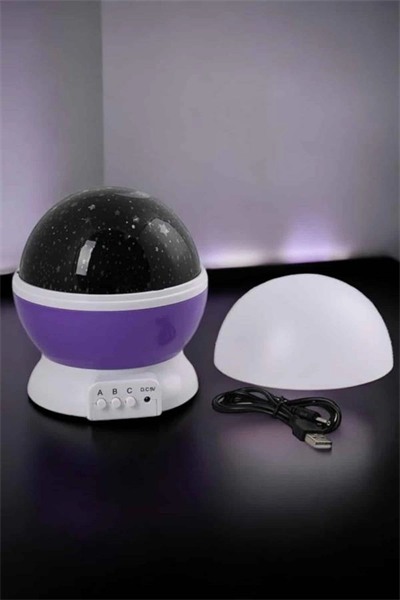 Yıldızlı Gökyüzü Projeksiyon Gece Lambası Hareketli Işık Şovu