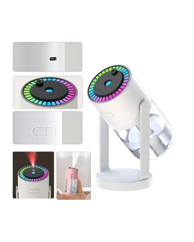 Yıldızlı Projektör Hava Nemlendirici Ultrasonik Buhar ve RGB Işık