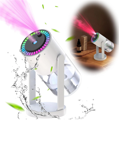 Yıldızlı Projektör Hava Nemlendirici Ultrasonik Buhar ve RGB Işık