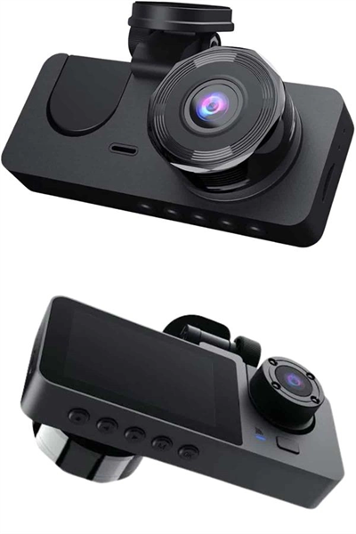 Yol Kayıt Araç Kamerası HD DVR 3 Kameralı 2.0in Ekranlı Ön İç Arka