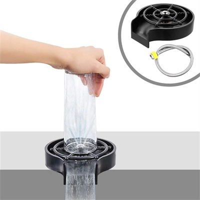 Yüksek Basınçlı Otomatik Bardak Yıkama Aparatı Mutfak Lavaboları İçin Hızlı Kupa Durulayıcı Bx40