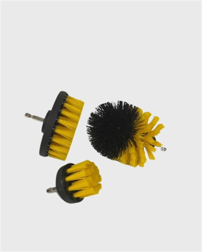 Yüksek Devirde Etkili Temizlik Sağlayan Matkap Ucu Fırça Seti