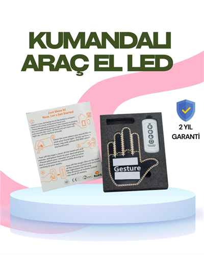 Yüksek Görünürlüklü Otomobil Işığı – 3 Modlu LED Arka Cam Aksesuarı, Pratik ve Eğlenceli