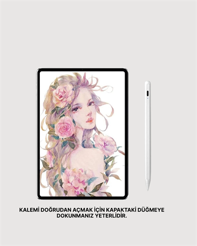 Yüksek Hassasiyetli Eğim Sensörlü Dijital Kalem – USB-C Hızlı Şarjlı