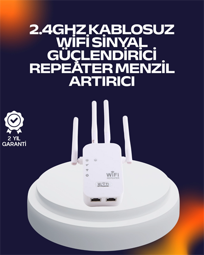 Yüksek Hızlı Parazit Önleyici WiFi Repeater Router