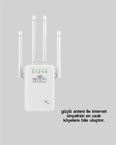 Yüksek Hızlı Parazit Önleyici WiFi Repeater Router
