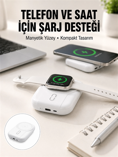 Yüksek Kapasiteli 22.5W Hızlı Şarj Taşınabilir Powerbank Yeni Nesil