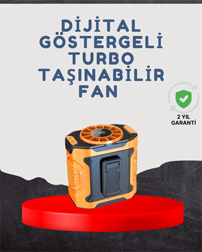 Yüksek Kapasiteli Turbo Taşınabilir Fan