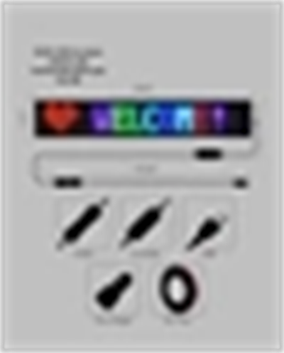 Yüksek Parlaklık Ayarlı RGB LED Ekran Kayan Yazı ve Grafik Destekli Esnek Panel