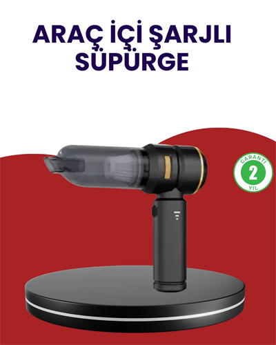 Yüksek Performanslı Araç İçi El Süpürgesi