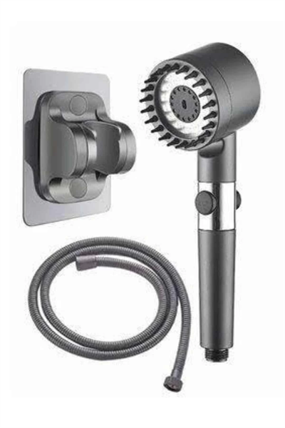 Yüksek Performanslı Masaj Etkili Su Tasarruflu Duş Başlığı Krom Kaplama Uzun Ömürlü