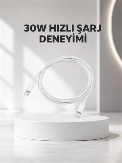Yüksek Saflıkta Bakır Çekirdekli 30W Hızlı Şarj Kablosu