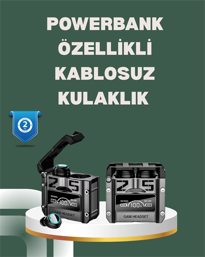 Yüksek Ses Kaliteli Kablosuz Bluetooth Kulaklık Suya Dayanıklı