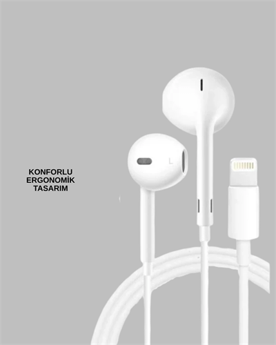 Yüksek Ses Kaliteli Mikrofonlu Kablolu Kulak İçi Kulaklık