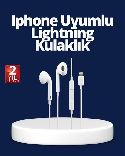 Yüksek Ses Kaliteli Mikrofonlu Kablolu Kulak İçi Kulaklık