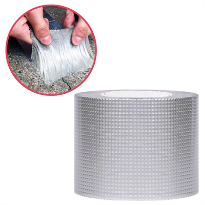 Yüksek Sıcaklık Dayanan Su Geçirmez Çatı Boru Duvar Çatlak Onarıcı Yapışkan Bant Folyo 10 Cm Bx40