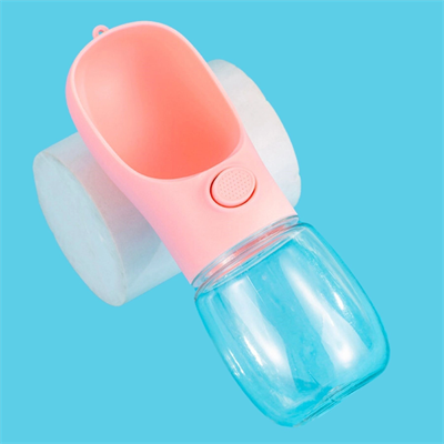 Yumurcak Shop® 450 ml Taşınabilir Butonlu Evcil Hayvan Suluğu