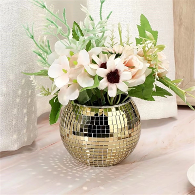 Kare Gold Cam Mozaik Fayans Çıkartmaları El İşi Kare Cam Fayans Kendinden Yapışkanlı Aynalı Dekor Panel 30x30 Cm