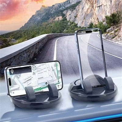 Yumurcak Shop® Numaratörlü Güçlü Yapışkanlı 360 Derece Dönebilen Su Geçirmez Araç İçi Telefon Tutucu Plastik Aparat