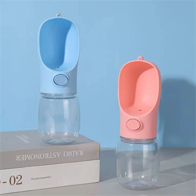 Yumurcak Shop® Taşınabilir Butonlu 350 ml Evcil Hayvan Suluğu