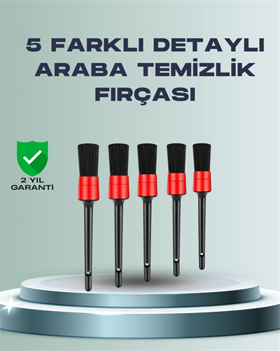Yumuşak Kıllı Araç Bakım Fırça Takımı