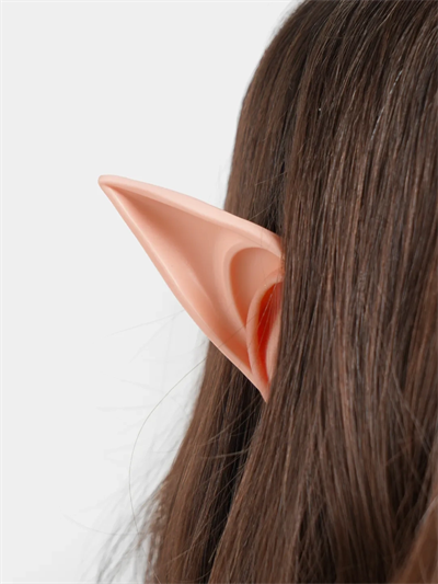 Yumuşak Malzemeden İmal Lateks Elf Kulağı 1 Çift 10x5 Cm