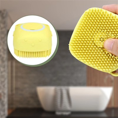 Yumuşak Silikon Malzemeli Esnek Jel Hazneli Masaj Fonksiyonlu Etkili Banyo Duş Kese Lifi Bx40