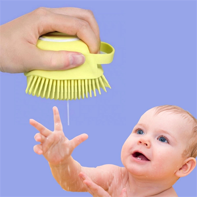 Yumuşak Silikon Malzemeli Esnek Jel Hazneli Masaj Fonksiyonlu Etkili Banyo Duş Kese Lifi Bx40