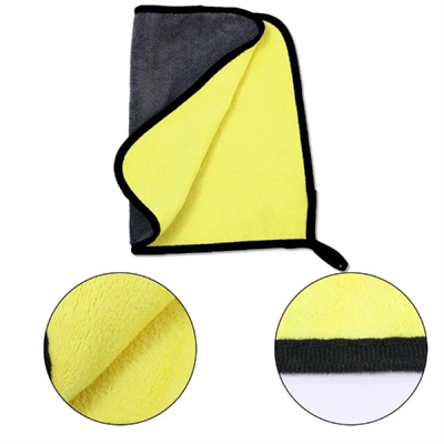 Yünlü Mikrofiber Araba Temizlik Bezi 50x70